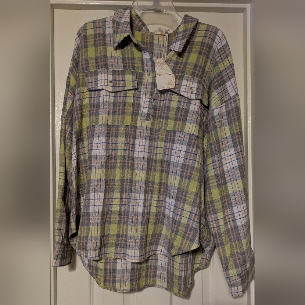 Hem & Thread Multicolor Flannel Shirt